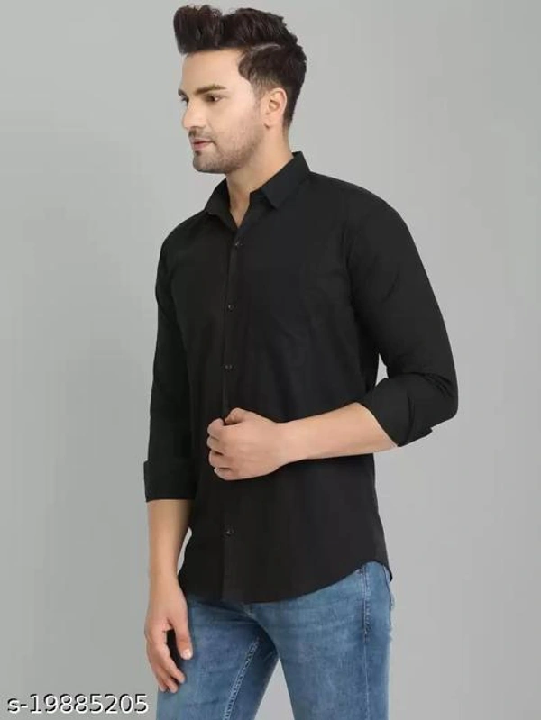 Classy Fabulous Men's Shirt - Black, L