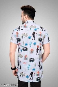 Fabulous Men's Printed Casual Shirt - S