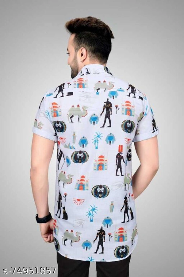 Fabulous Men's Printed Casual Shirt - S