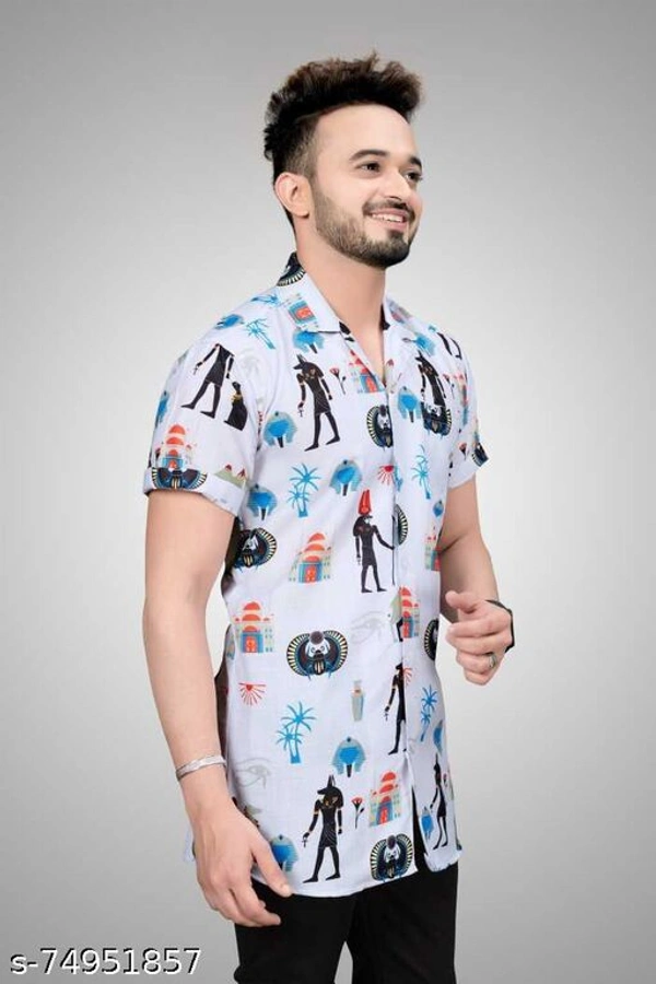 Fabulous Men's Printed Casual Shirt - S