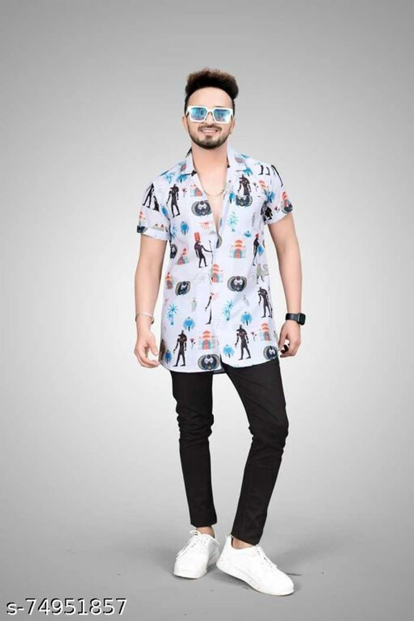 Fabulous Men's Printed Casual Shirt - S