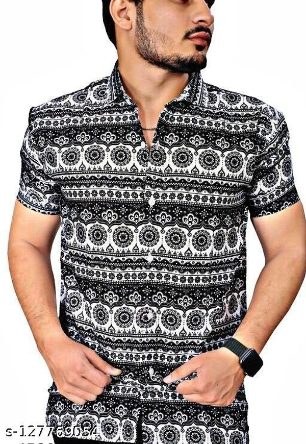Fabulous Men's Printed Casual Shirt - S