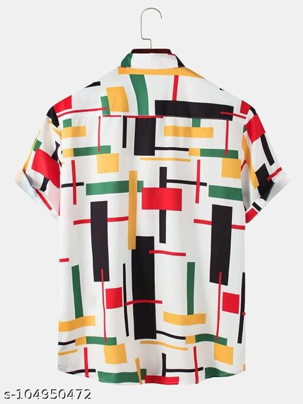Classy Fabulous Men's Printed Shirt - M