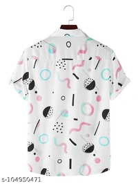 Classy Fabulous Men's Printed Shirt - M