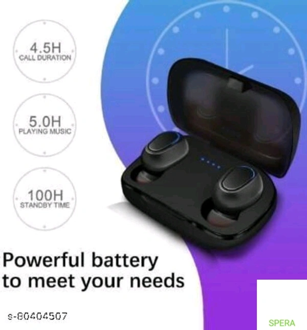 METSTYLE- L21 Truly Wireless Earbuds/air-pod/ buds5.0 Bluetooth Headset Bluetooth Headset (Black, True Wireless) 
