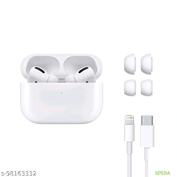 Airpods Pro With Wireless Charging Case with king quality Bluetooth Headphones & Earphones