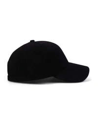 Solid Comfortable Men's Cap ( Solid Cotton Black ) - Black