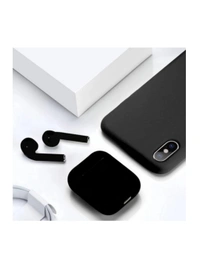Portable i12 TRUE Wireless Earbuds HEADPHONE Bluetooth Headset (Black, In the Ear)