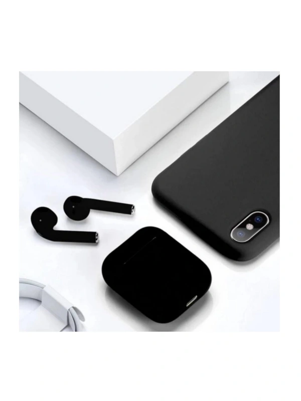 Portable i12 TRUE Wireless Earbuds HEADPHONE Bluetooth Headset (Black, In the Ear)