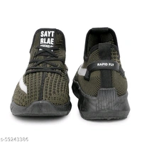 Teal Woven Design Sneakers For Men - IND-7