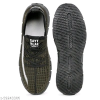 Teal Woven Design Sneakers For Men - IND-10