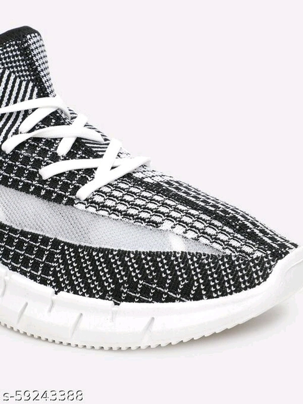 Teal Woven Design Sneakers For Men - 6