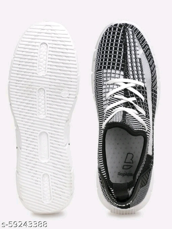 Teal Woven Design Sneakers For Men - 9