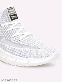 Teal Woven Design Sneakers For Men - 6