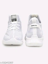 Teal Woven Design Sneakers For Men - 6