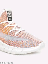 Teal Woven Design Sneakers For Men - 8