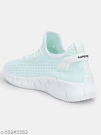 Teal Woven Design Sneakers For Men - 9