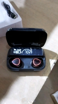 BLBP 3S Wireless Earbuds  With Wireless Charging Case with king quality Bluetooth Headphones & Earphones - Black