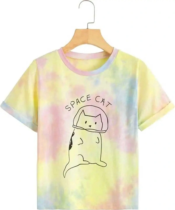 Tie-Dye Round Neck Half Sleeve Regular Fit T-Shirts
