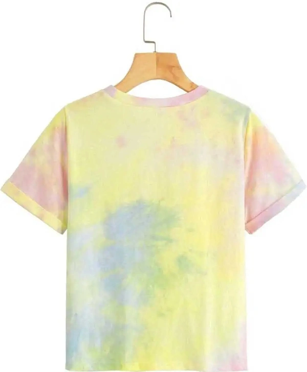 Tie-Dye Round Neck Half Sleeve Regular Fit T-Shirts