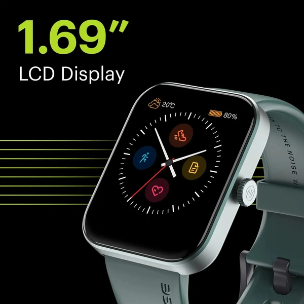 olorFit Pulse Grand Smart Watch with 1.69" HD Display, 60 Sports Modes, 150 Watch Faces, Spo2 Monitoring