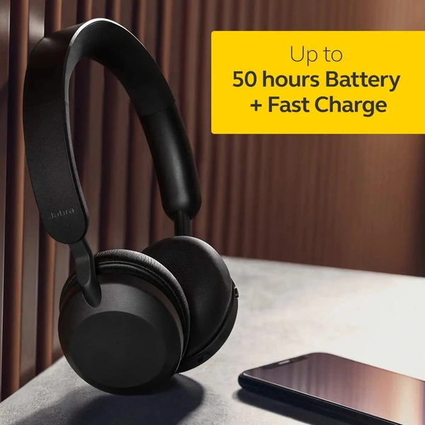  On Ear Wireless Headphones with Mic, Up to 50 Hours of Battery Life, Superior Sound with 40mm Speakers