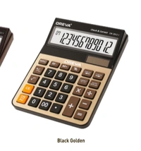Oreva OR-2012-C Calculator  - D. Brown Golden