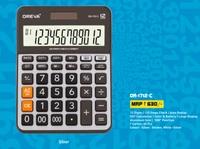 Oreva OR-1712-C Calculator  - Silver