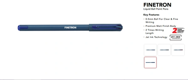 Unomax Finetron Pen 10mrp (10pc) - Blue