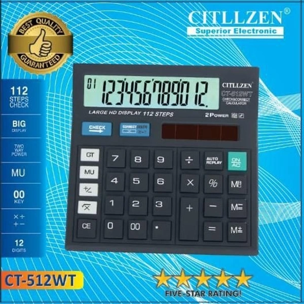 Calculator 512WT Black