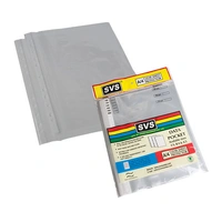 Sheet Protector Folder A/4 Size 100 Mic Code-400 (50pc Pkt) - PP White