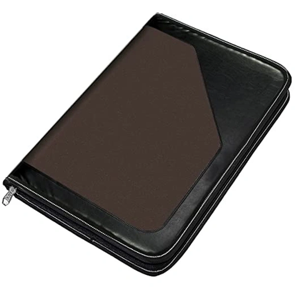 PU Leather Multipurpose File Sleeve A4 Professional Files and Folders to Store Certificate, Legal Size Documents for Home, Office, School Aristo File - 18 Folder