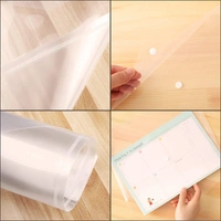 Button File Transparent Clear 14 Mic (12pc Pack)
