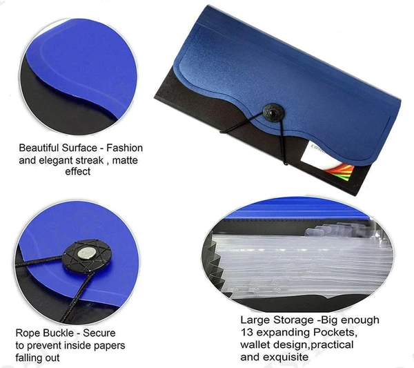 File Piyano Cheque Book Holder