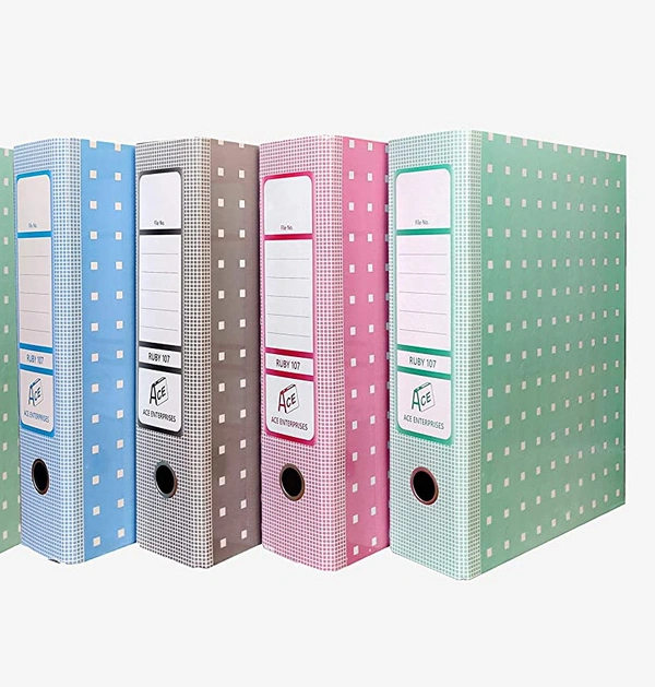 Box File China Lever 32 Onz Board (4pc Pkt) - Mix