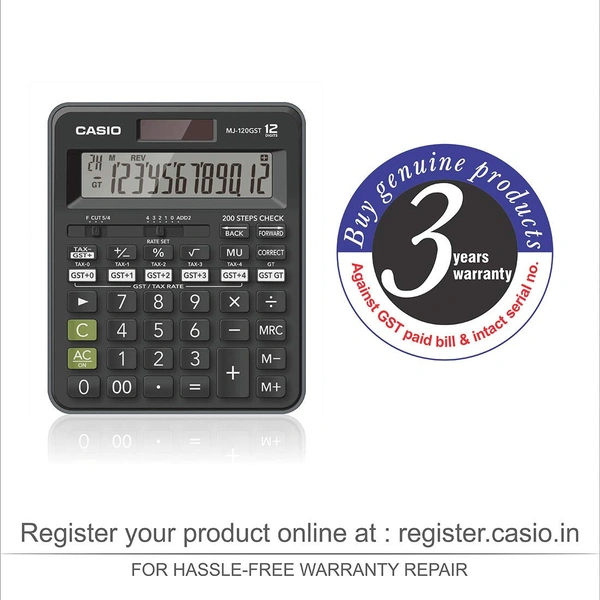 Casio MJ-120GST Calculator - 