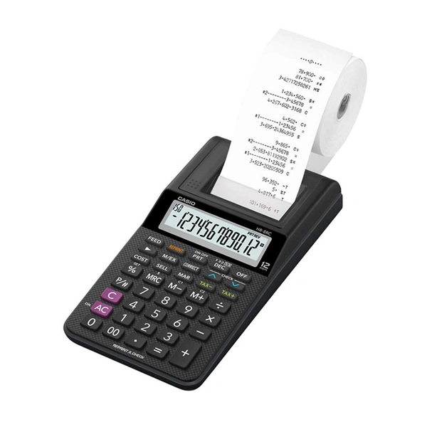 Casio HR-8RC-BK Printing Calculator
