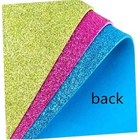 Glitter Foam Sticker Sheet A4 (10pc Pack) - Mix Color