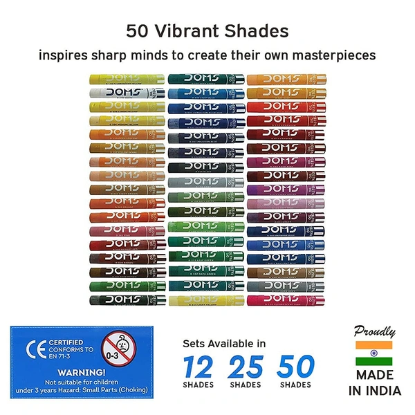 Doms Oil Pastels 25 Shades