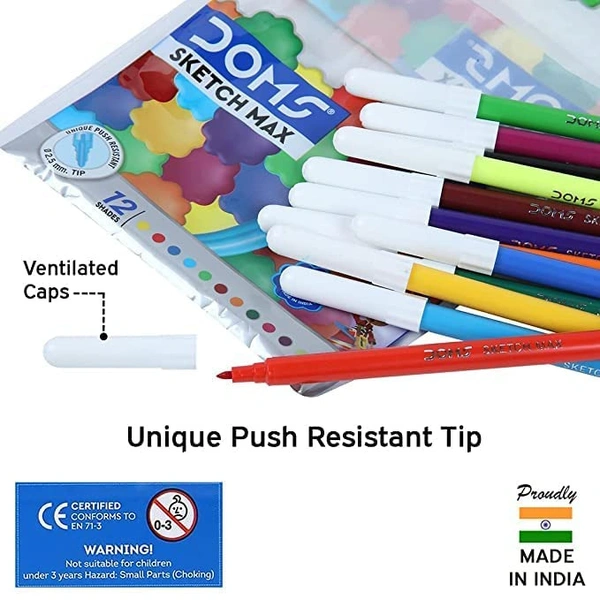 Doms Sketchpen 12 Col (MRP-35)
