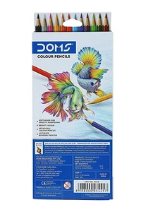 Doms Pencil Color Full (MRP-60)  - 12 Color Set