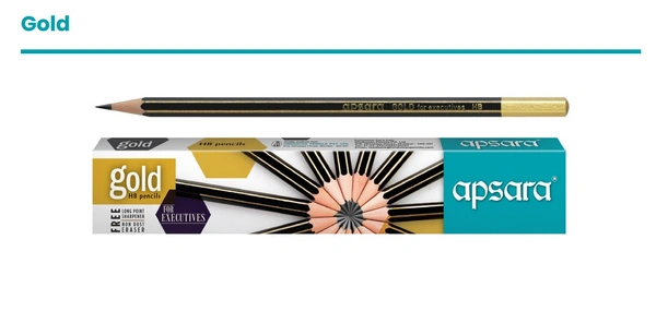 Apsara Gold Pencil (10pc)