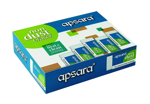 Apsara Non Dust Eraser Reg 3 MRP (20pc)