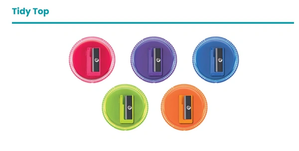 Apsara Tidy Top Sharpner 5 MRP (20pc)