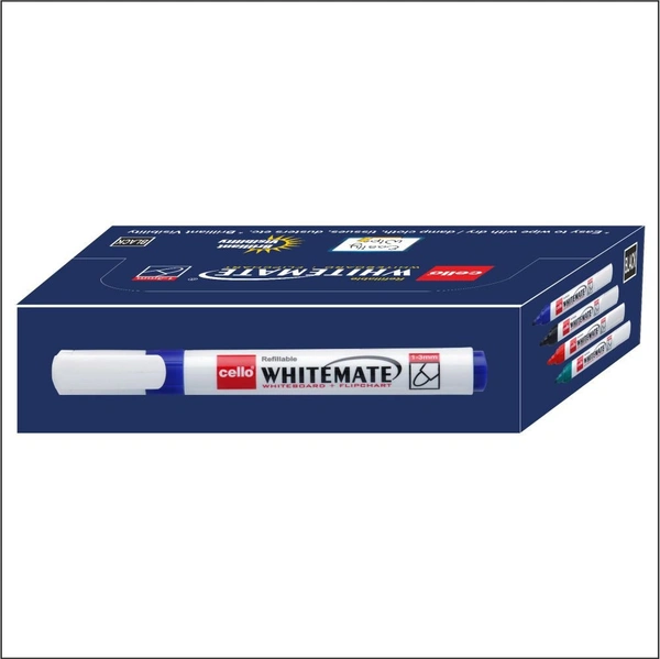 Cello White Board Marker  - Red