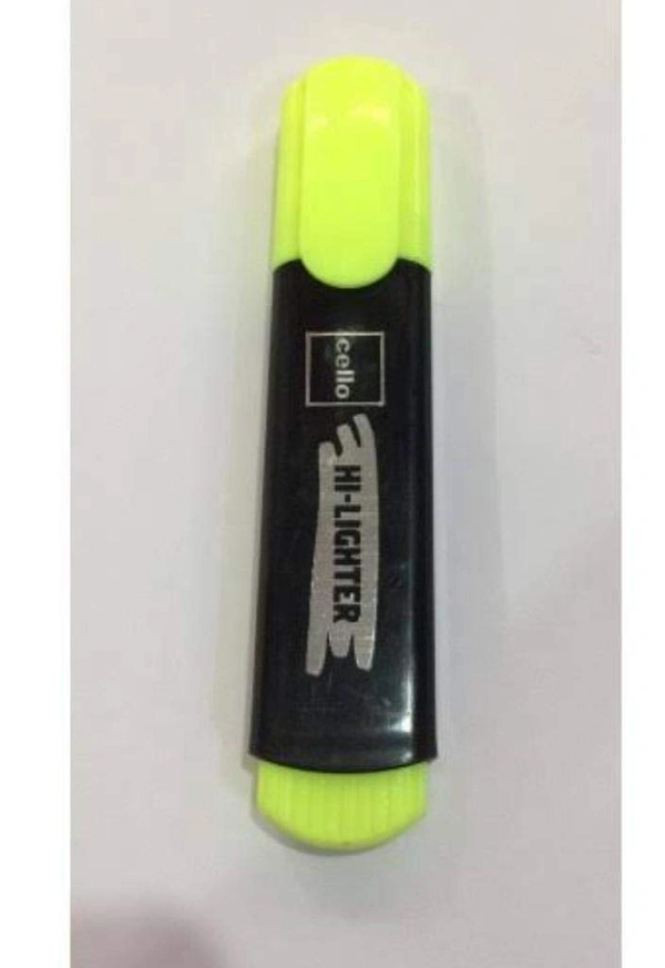 Cello Office Highlighter Yellow (5pc)