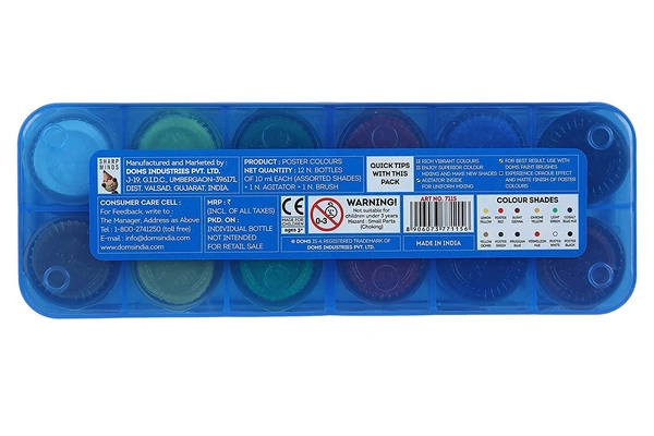 Doms Poster Color 12 Shades