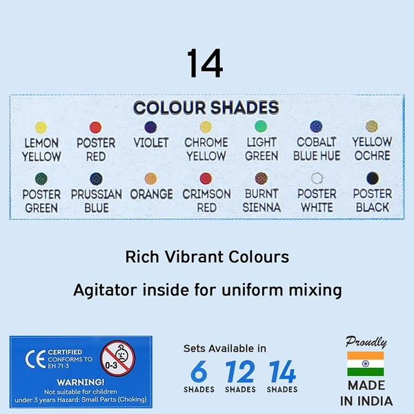 Doms Poster Color 14 Shades