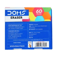 Doms Neon Hexa Eraser 5 MRP