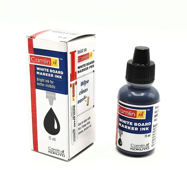 Camlin White Board Maker Ink 15 ML (35MRP) - Black